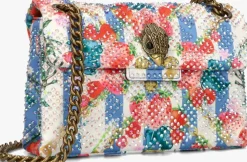 multi kurt geiger london schoudertas fabric mini kensington