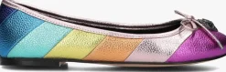multi kurt geiger london ballerina's eagle stripe