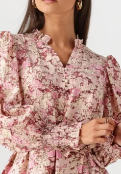 multi modström mini jurk meilamd print ls dress