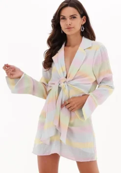 multi na-kd mini jurk twisted front short dress