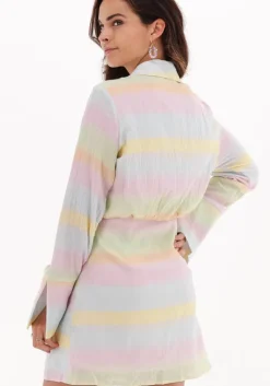 multi na-kd mini jurk twisted front short dress