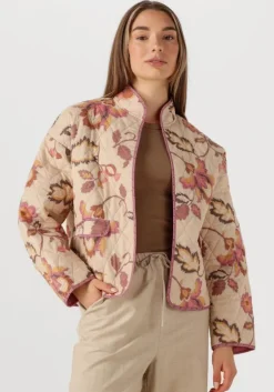 multi neo noir jack hema floral trail quilt jacket