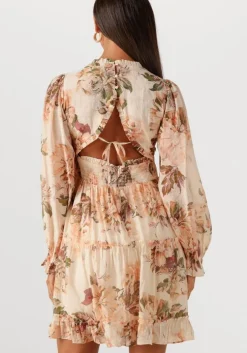 multi neo noir mini jurk miller mega floral dress