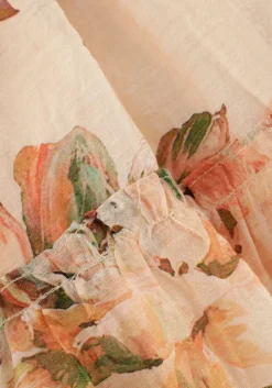 multi neo noir mini jurk miller mega floral dress