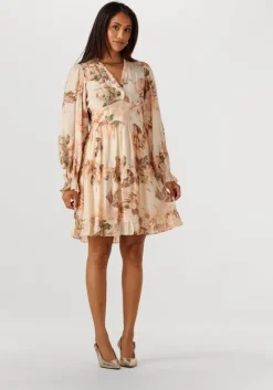 multi neo noir mini jurk miller mega floral dress