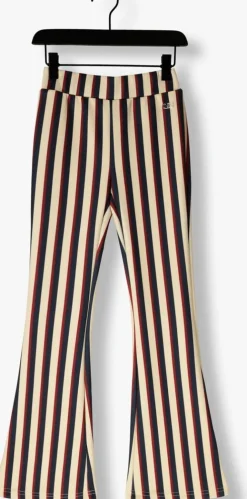 multi nik & nik flared broek striped flared pants