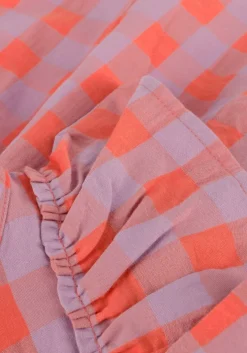 multi petit blush blouses ruffle blouse check