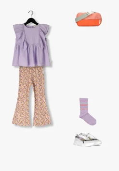 multi petit blush flared broek bowie flared pants