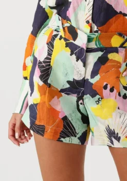 multi pom amsterdam korte broek paradise linen short