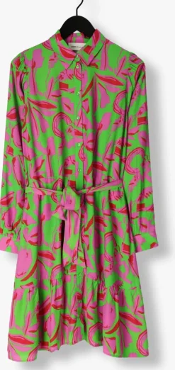 multi pom amsterdam midi jurk afrque dress