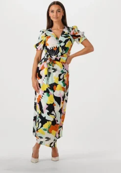 multi pom amsterdam midi jurk paradise dress