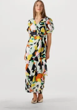 multi pom amsterdam midi jurk paradise dress