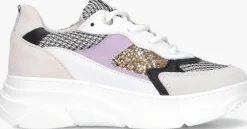 multi red-rag lage sneakers 13378