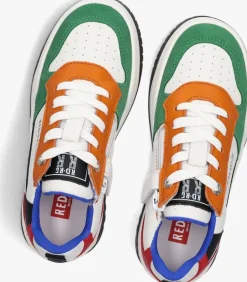 multi red-rag lage sneakers 13895