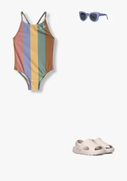 multi salted stories badpakken multi stripe swimsuit