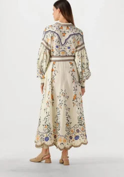 multi scarlett poppies maxi jurk flora danica long dress