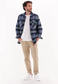 multi scotch & soda overshirt checked shirt jacket