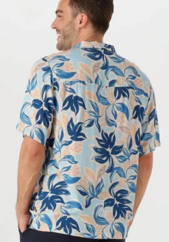 multi shiwi casual overhemd men vic short sleeve shirt floral leafs