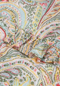 multi summum blouses top long sleeve sweet paisley