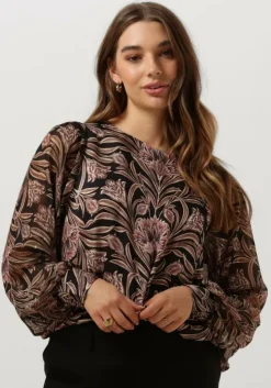 multi summum blouses top flowers viscose