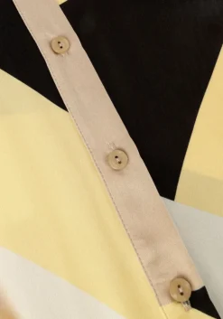 multi summum midi jurk dress graphic lines