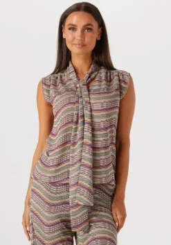 multi summum top top multicolour sparkly wave