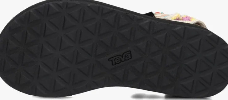 multi teva sandalen w flatform universal crochet