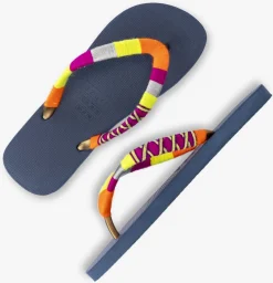 multi uzurii teenslippers indiana neon