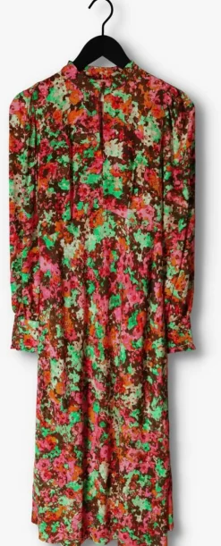 multi y.a.s. midi jurk yasming ls midi dress
