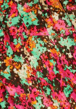 multi y.a.s. midi jurk yasming ls midi dress