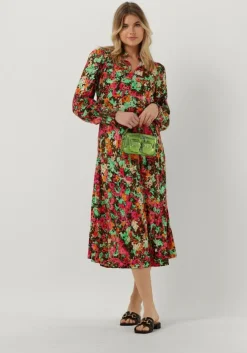 multi y.a.s. midi jurk yasming ls midi dress