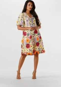 multi y.a.s. mini jurk yasflowering ss dress