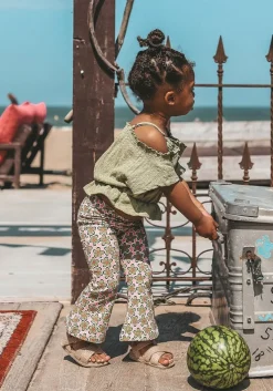 multi your wishes flared broek rio flower flared legging