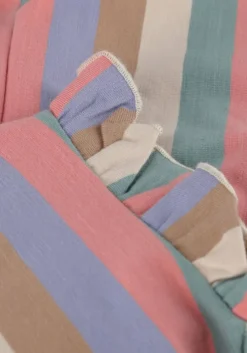 multi your wishes jumpsuit multi stripes ruffle playsuit