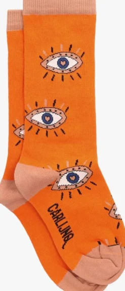 oker carlijnq sokken knee socks heart eyes - knee socks