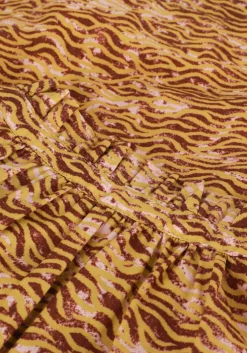 oker scotch & soda mini jurk color blocked cotton throw-on dress