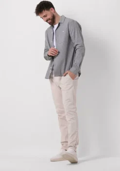 olijf anerkjendt casual overhemd akkurt l/s stripe shirt