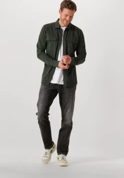 olijf butcher of blue overshirt finn pocket jersey overshirt