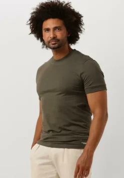 olijf drykorn t-shirt anton 520062