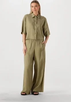 olijf drykorn wijde broek ceiling