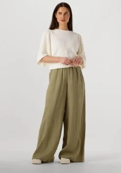 olijf drykorn wijde broek ceiling