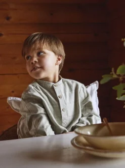 olijf lil' atelier casual overhemd nmmodo ls nreg shirt lil