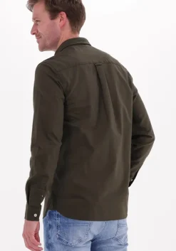 olijf lyle & scott casual overhemd regular fit light weight oxford shirt