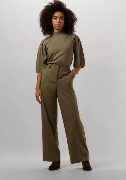 olijf minus pantalon elvera mid waist pant