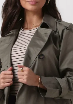 olijf my essential wardrobe trenchcoats miramw short trenchcoat