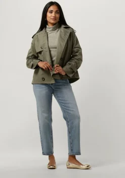 olijf my essential wardrobe trenchcoats miramw short trenchcoat