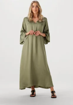 olijf nema maxi jurk n141