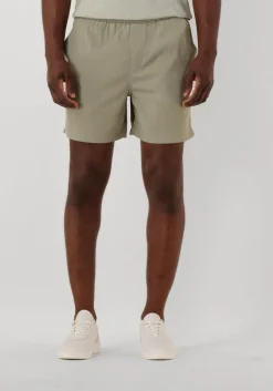 olijf plain korte broek turipl shorts