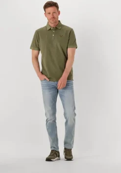 olijf pme legend polo pique garment dye