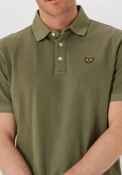 olijf pme legend polo pique garment dye